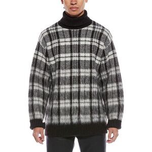 Helmut Lang Mens Chunky Turtleneck, Black